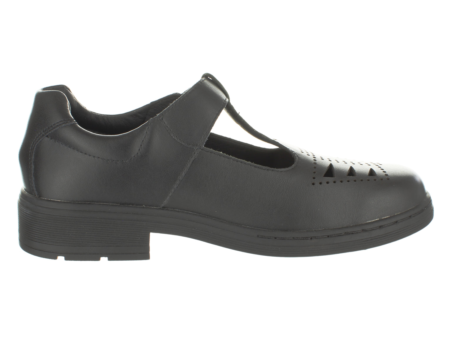 Surefit Kora Black T-bar School Shoes