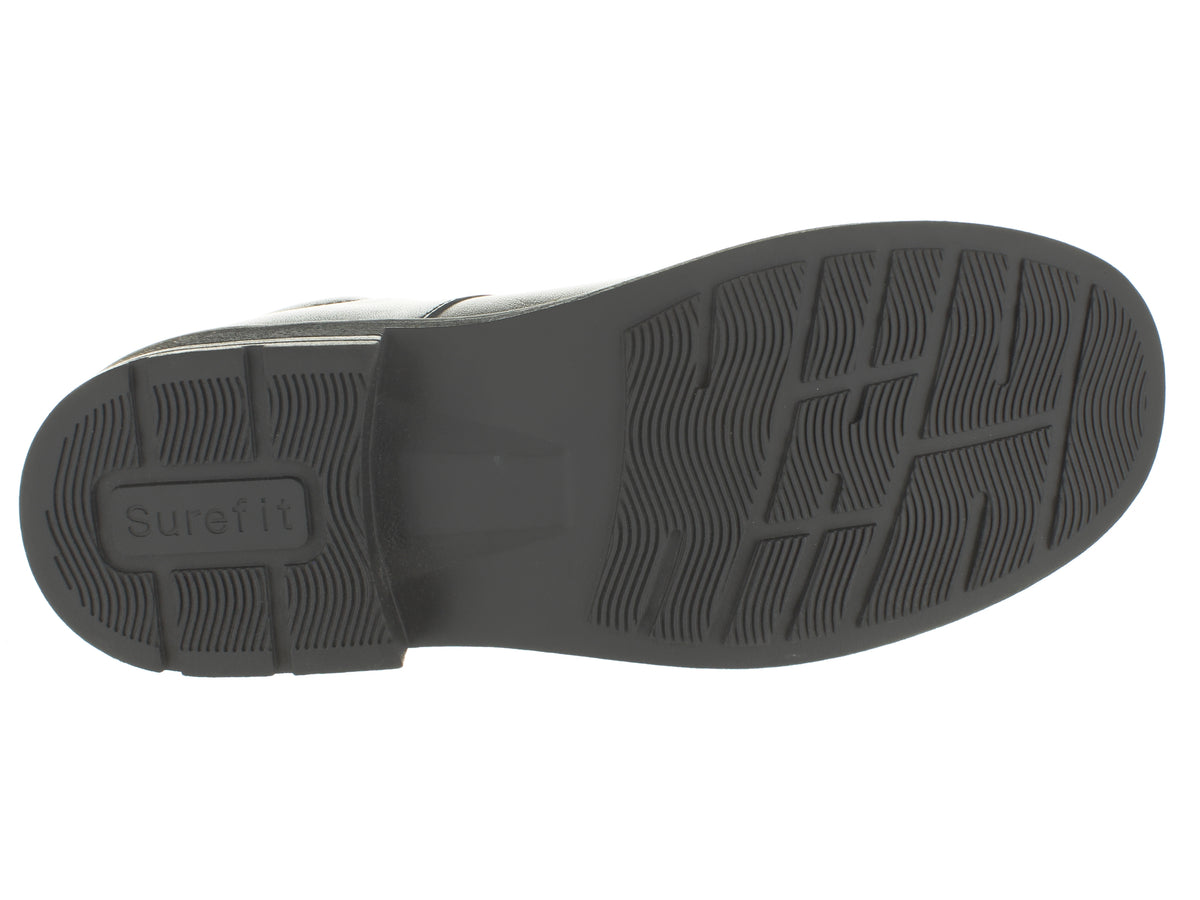 Surefit Kora Black T-bar School Shoes