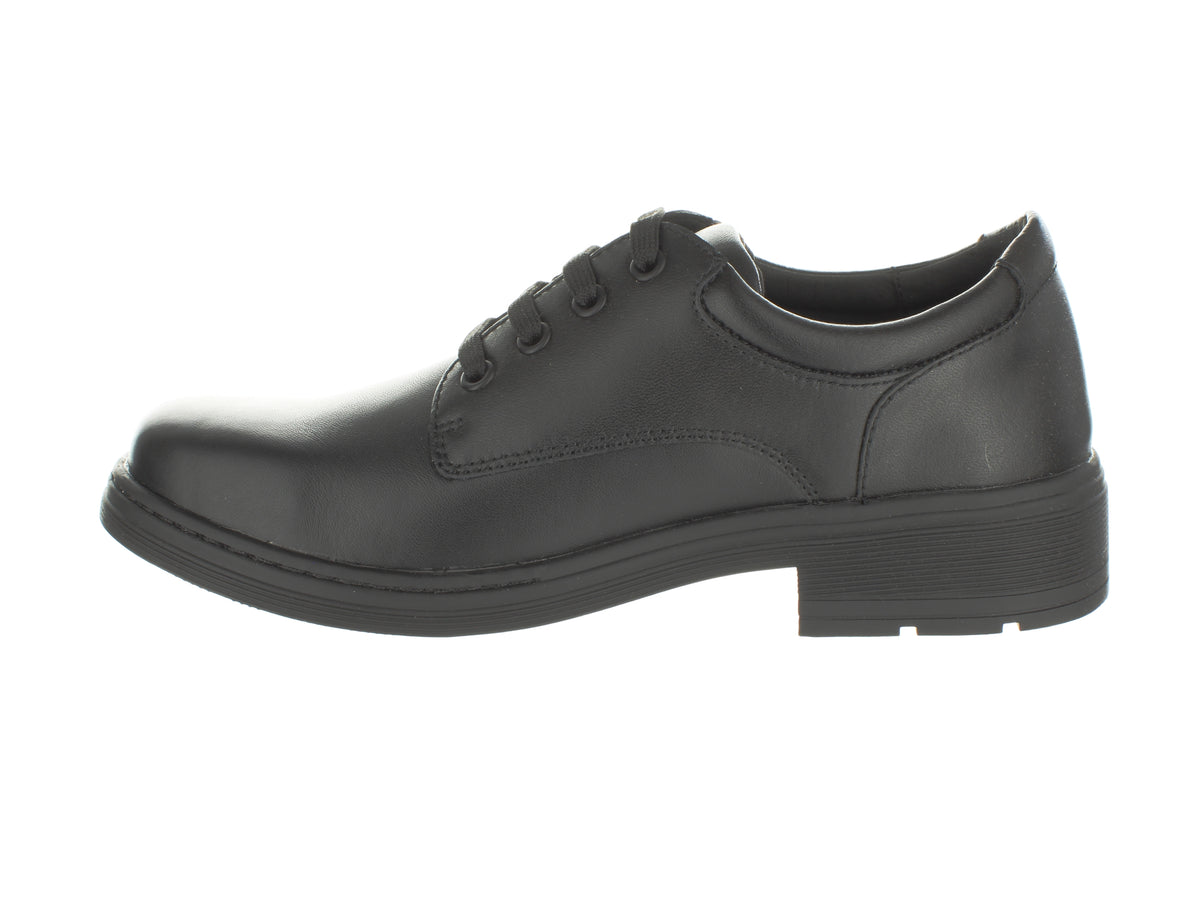 Surefit Krista Black Girls School Shoes