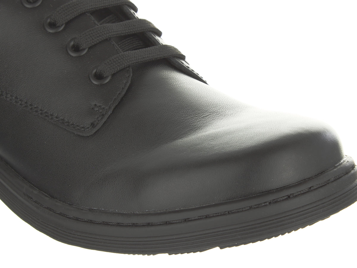 Surefit Krista Black Girls School Shoes