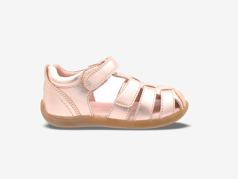 Surefit Marley Rose Gold Leather Sandals