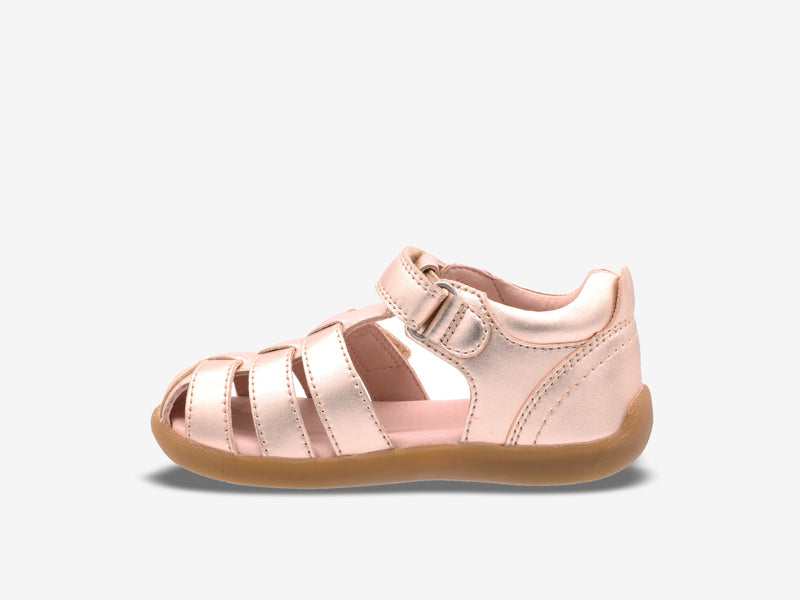Surefit Marley Rose Gold Leather Sandals