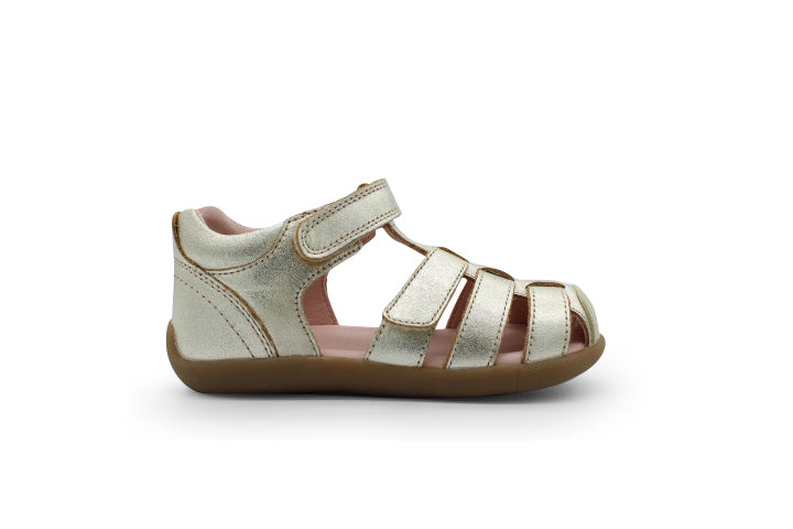 Surefit Marley Soft Gold Leather Sandals