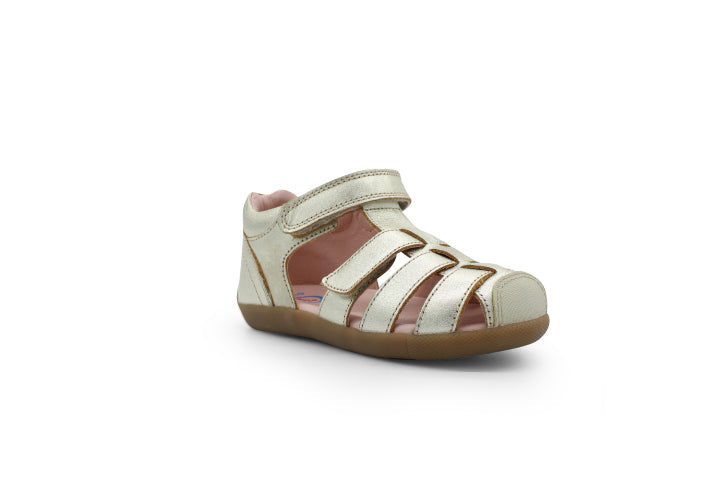 Surefit Marley Soft Gold Leather Sandals