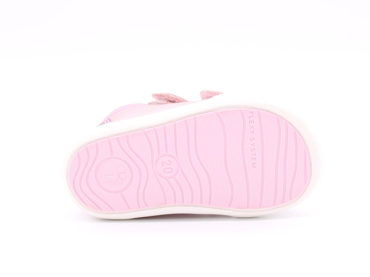 Surefit Max Metallic Pink Leather Baby Boots