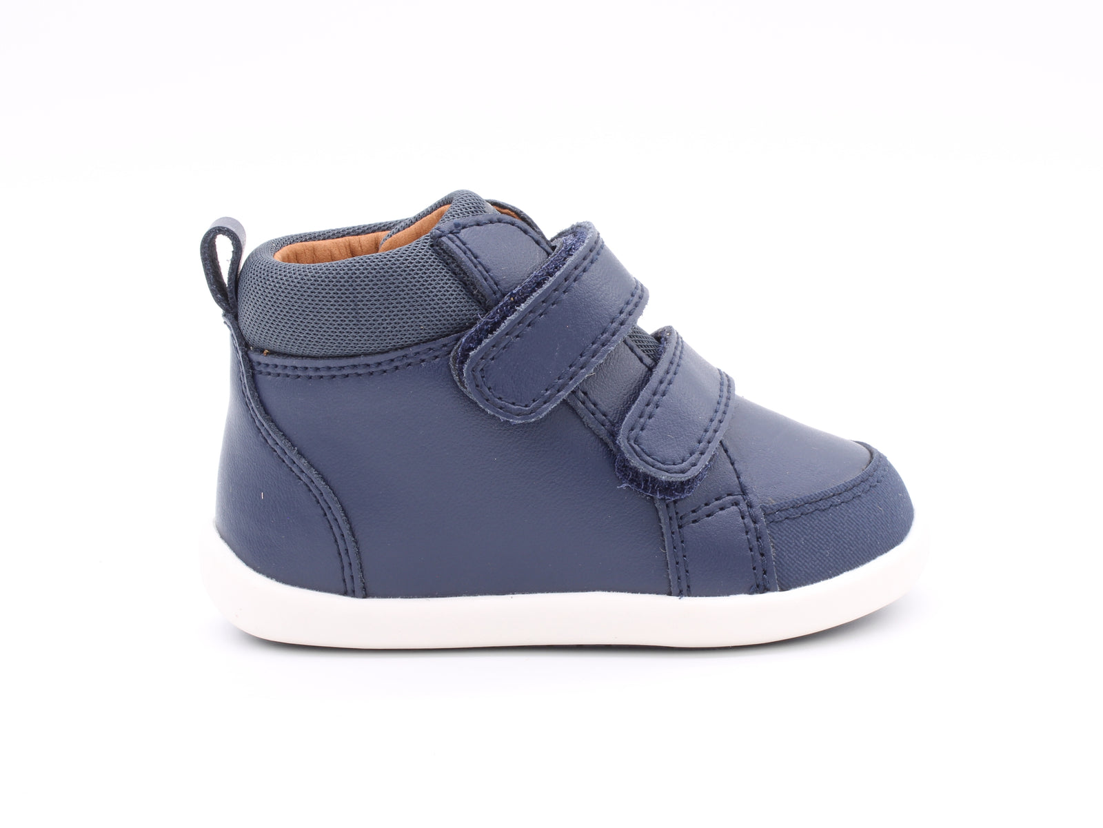 Surefit Max Navy Leather Baby Boots