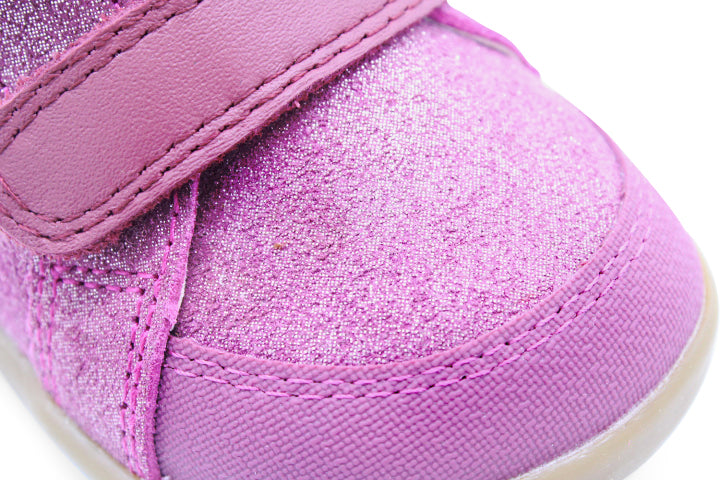 Surefit Max Pink Shimmer Leather Baby Boots