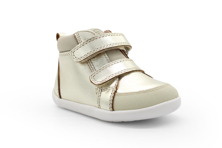 Surefit Max Soft Gold Leather Baby Boots