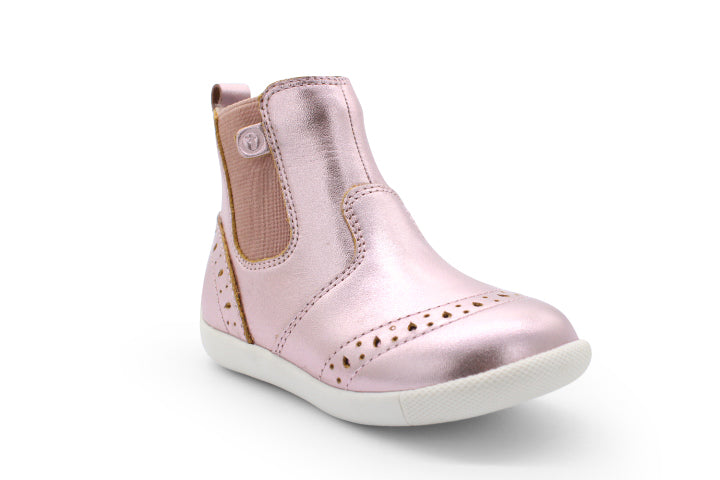 Surefit Mini Pink Metallic Toddler Boots