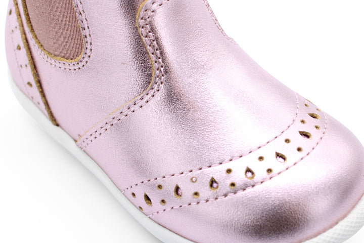 Surefit Mini Pink Metallic Toddler Boots