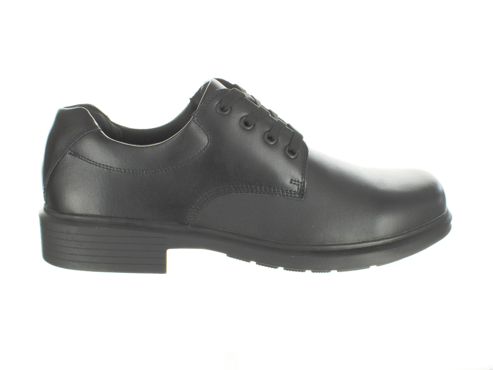 Surefit Rick Black Lace-Up School Shoes