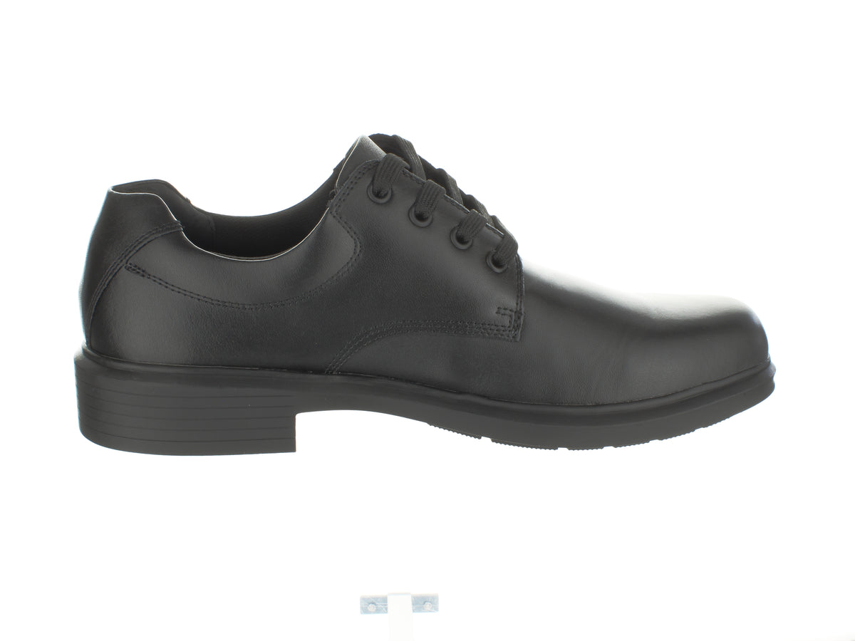 Surefit Rick Black Lace-Up School Shoes