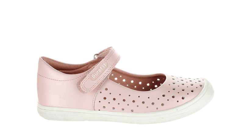 Surefit Evie Soft Pink Mary Janes