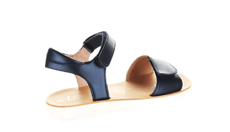 Surefit Opal Navy Shimmer Girls Sandals