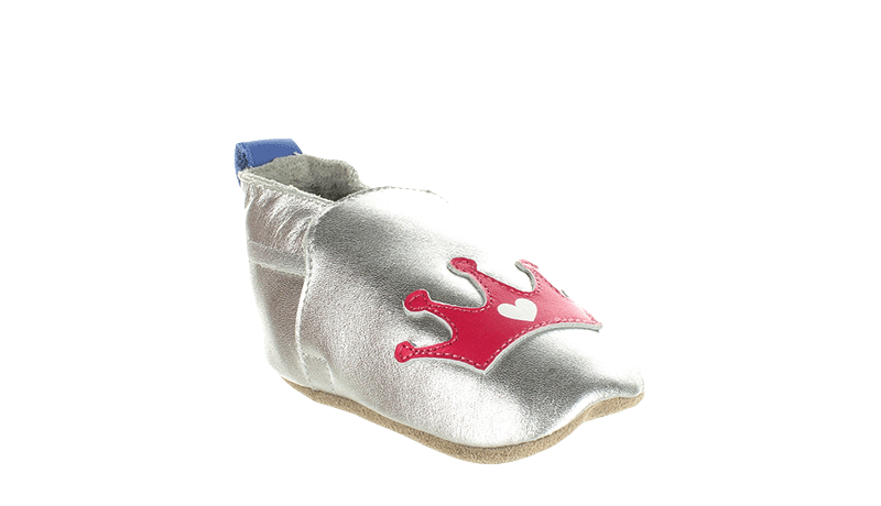 Surefit Riley Silver Baby Shoes