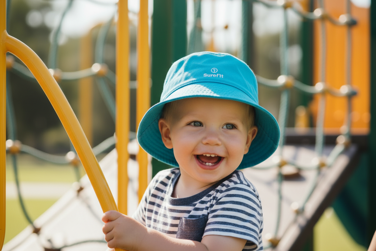Surefit Bucket Hat Lifestyle Close Crop