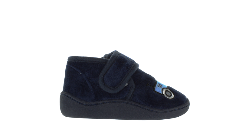 Surefit Tractor Navy Kids Slippers